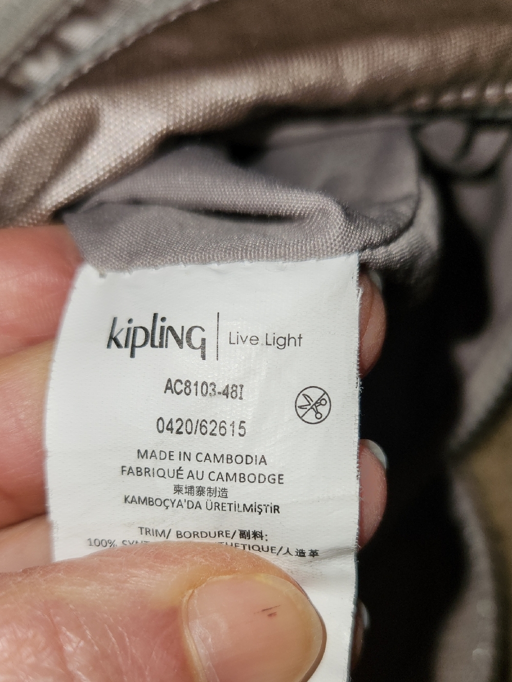 kipling crossbody - Picture 8 of 10